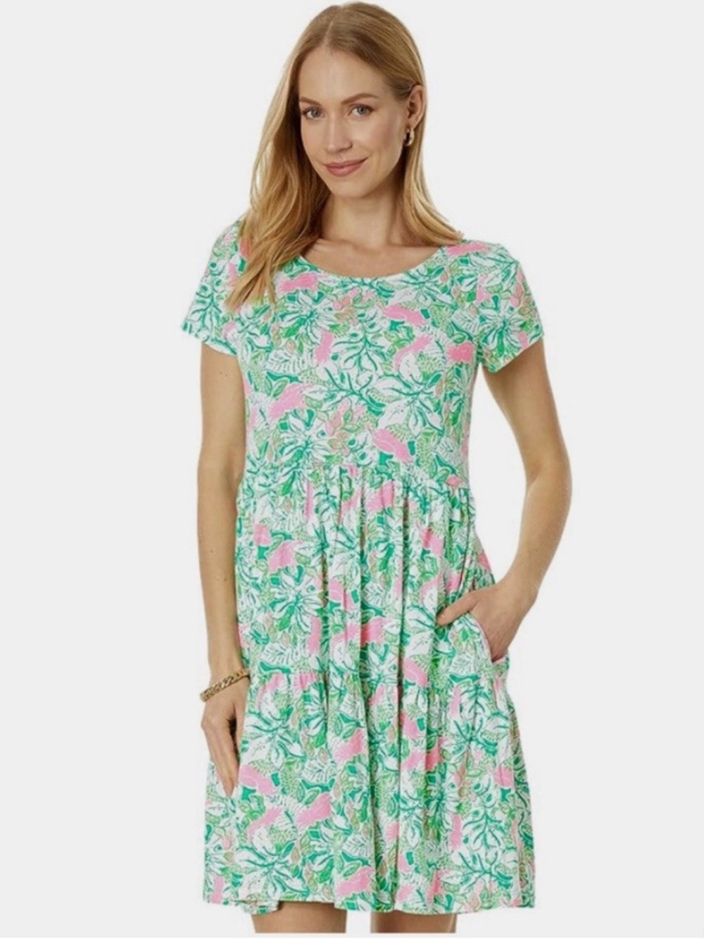 NWOT Lilly Pulitzer Geanna Dress Just Wing It Size xsmall swing dress - Picture 2 of 9